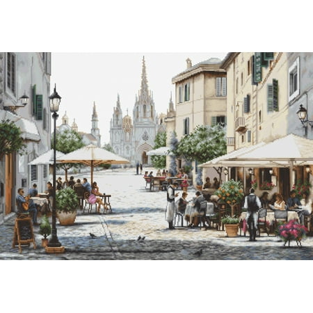 UPC: 4840746066115 | Barcelona Cathedral B2411L Counted Cross-Stitch Kit