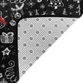 thumbnail image 6 of XMXT Non-Slip Area Rug, Christmas Style Line Illustration Polyester Rugs for Living Room, 72 x 48 inches, 6 of 9