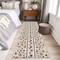 thumbnail image 4 of Independence Day 2'x6' Runner Rugs for Hallway Kitchen Bedside Non Slip, 4th of July Red Blue Stripes Star Burlap Entryway Rug Runners with Rubber Backing, Long Carpet Runner for Laundry Room, 4 of 8