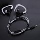 thumbnail image 5 of Gwong Electrónica Auriculares para auriculares de 3,5 mm en el oído. Música deportiva auricular estéreo auriculares con micrófono, 5 of 7