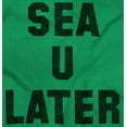 thumbnail image 2 of Funny Beach Lover Sea You Ocean Vibes Sweatshirt for Men or Women Brisco Brands M, 2 of 6