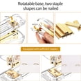 thumbnail image 4 of Set de material de oficina, kit de accesorios de escritorio Outus Acrylic (dorado), 4 of 6