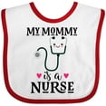 thumbnail image 3 of Inktastic Nurse Mom Kids Nursing Girls Baby Bib, 3 of 4