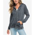 thumbnail image 1 of Roxy Rustling Leaves Graphic Sudadera con Capucha para Mujer, Gris, XS Roxy Sudadera, 1 of 2