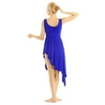 thumbnail image 3 of Alvivi Women Lyrical Dance Dress High Low Dancing Leotard Skirt Dancewear XS-XL, 3 of 7