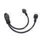 thumbnail image 5 of Cable de Alimentación Femenina IEC320 C6 Macho A Dual C5, IEC320 C6 A Dual C5 Y Splitter Flame Retardant 2.5A 250V Para Cáras Digitales, 5 of 7