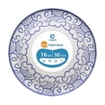thumbnail image 6 of Paper Bowls, 30 Count 16 oz Disposable Heavy Duty Soup Bowls with Porcelain Pattern, Microwave Safe and Leak‑Proof for Home, Parties, BBQ, Picnic and Family Gatherings, 6 of 7