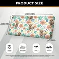 thumbnail image 4 of ZUXONGSY Highland Cow Sofa Cushion Cover Flower Outdoor Cushion Protector Cover Easy to Clean Furniture Protection Cover Separate Sofa Seat Cushion Cover 2 Seater Loveseat Cushion Cover, 4 of 5