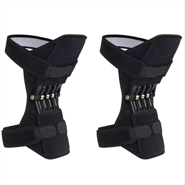 1 Par de Rodilleras Power Lift para Rodillas Débiles, Soporte Articular, Estabilizador de Resorte, Gimnasio, Deportes, Cuidado de , Camilla de Piernas.