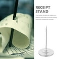thumbnail image 4 of Receipt Holder Spike Stainless Steel Receipt Storage Holder Desktop Check Bill Holder, 4 of 6