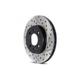 thumbnail image 1 of Stoptech 127.40042L Slotted & Foré Rotor Arrière Gauche pour 2002-2006 Acura RSX Type S&44; 1997-2001 Integra Type R, 1 of 3