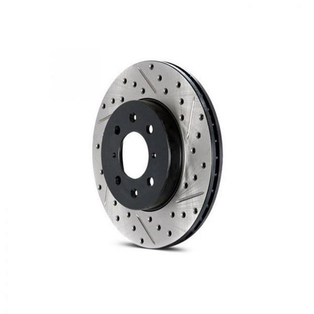 Stoptech 127.40042L Slotted & Foré Rotor Arrière Gauche pour 2002-2006 Acura RSX Type S&44; 1997-2001 Integra Type R