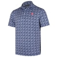 thumbnail image 2 of Men's Navy St. Louis Cardinals 4K Tri-Blend Polo, 2 of 3