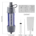 thumbnail image 4 of 2 Pack Water Filter Straw Protable Water Filtration System Personal Mini Outdoor Water Purifier Emergency And Survival Gear Camping Hiking Backpacking with Hydration Bag Can Be Washed, 4 of 8