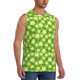 thumbnail image 2 of Fotbe Daisies Flowers Men's Camiseta sin Mangas Estampada para Hombres, Playera Casual para Gimnasio, Entrenamiento, Playa-Small, 2 of 7