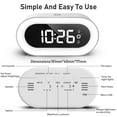 Digital Alarm Clocks for Bedrooms,Alarm Clock for Kids，Desktop Alarm