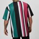 thumbnail image 5 of Camisetas de Manga Corta de los Hombres Casual Raya Cuello Redondo, Camiseta Ligera de Poliéster para Regalos Al Aire Libre, Viajes Y Familia, 5 of 5