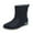 Black, variant on Bmawag Women Rain Boots Round Toe Flat Heels Non-Slip Waterproof Mid Calf Ankle Boots Women Casual Comfort Fashion Booties Short Boots Green 36
