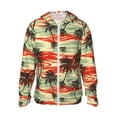thumbnail image 2 of Lsque Colorful Hawaii Palms UPF 50+ Lightweight Sun Protection Men's Women's Long Sleeve Shirt, Hoodie Performance -Large, 2 of 9