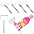thumbnail image 1 of Pack de 5 exprimidores de tubos, exprimidor de tubos, prensa de tubos de metal, llave para tubos, exprimidor de pasta de dientes, rodillo de tubos para color, cosméticos, gel para el cabello, crema, 1 of 7