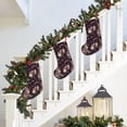 thumbnail image 5 of Lsque Romantic Paris Pattern 18 Inch Christmas Stockings, Festive Holiday Stocking for Christmas Decorations Holiday Decor, 5 of 8