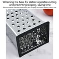 thumbnail image 5 of Blueek Stainless Steel Four-sided Grater Multi-function Grater Four-in-one Grater Cheese Cheese Grater, 5 of 8
