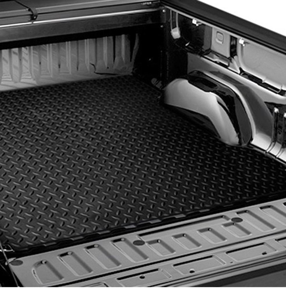 RL Concepts Black Rubber Diamond Truck Bed Trunk Floor Mat Carpet 1517 Colorado/Canyon 6'/72