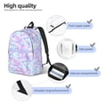 thumbnail image 4 of Lsque Rainbow Scales Pattern Canvas Daypack, Durable Backpack, High-quality Versatile Backpack,Vintage Compact Backpack-Medium, 4 of 6