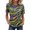 Grey, variant on Graphic Tees for Women Carnival Graphic Short Sleeve Tee Crewneck Top Summer Wardrobe Shirt for Women