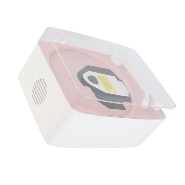 Reproductor de CD Con Gramófono Retro Clásico, Reproductor de CD Retro Multifuncional Contavoces de Alta Fidelidad, Mini Altavoz Para El Hogar, Reproductor de Música
