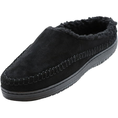 

NORTY Mens Clogs Adult Male Slip on Mules Slide Slippers Black XXL