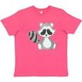 thumbnail image 3 of Inktastic Cute Woodland Animal Raccoon Youth T-Shirt, 3 of 5