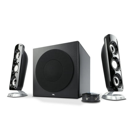 Cyber Acoustics 92W Powerful 2.1 Speaker System with Subwoofer, for Multimedia Gaming, Movies, and