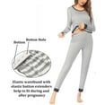 thumbnail image 2 of Avidlove Nursing Pajamas Set for Women Knit Maternity Lounge Set Thermal Underwear Sets Fall & Winter Maternity Wear Long Sleeve Top & Pants for Pregnant, 2 of 6