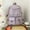 Purple, variant on Large-capacity Small Backpack For Middle School Students,White