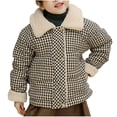 thumbnail image 1 of Cowsor Toddlers and Baby Girls' Midweight Field Jacket with Ruffle, 1 of 7