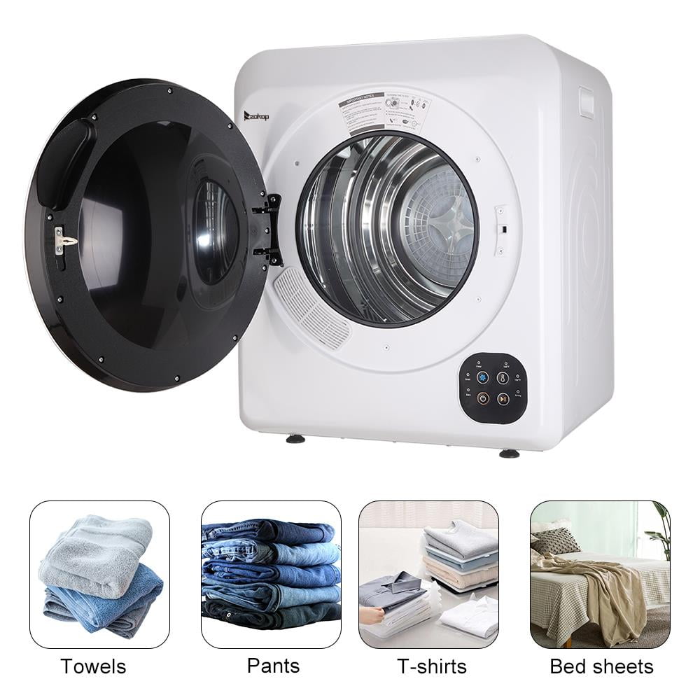SamyoHome 13lb Compact Electric Clothes Dryer , White 