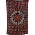 thumbnail image 4 of Gojian Handmade Indian hippie Bohemian Psychedelic Peacock Mandala Wall hanging College Dorm Beach Throws Table Cloth Bedding Tapestry, 4 of 6