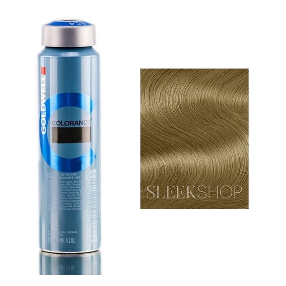 10P - Pastel Pearl Blonde , Goldwell Colorance Demi-Permanent Dye Hair Color (4.2 oz. canister) hair beauty, Pack of 1 w/ Sleekshop Pink Comb