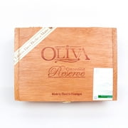 Oliva Petit Corona Connecticut Reserve Empty Wood Cigar Box 6.75" x 4.75" x 2.25"