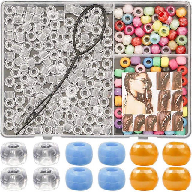 1 Set Dreadlocks Braids Beads Hair Accessories for Braiding Extensions Safe Hair Charms for Weddings, Parties & DIY Crafts