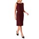 thumbnail image 4 of Vestidos de oficina sin mangas para mujeres INSPIRE CHIC, 4 of 5