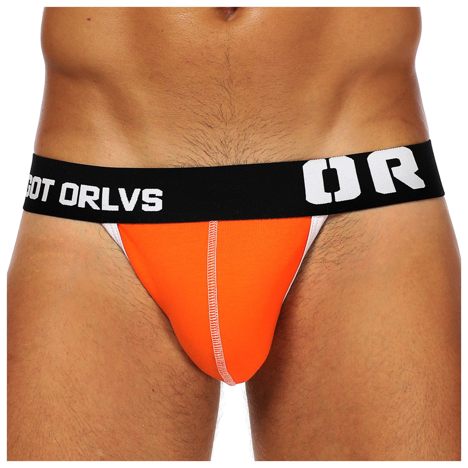 QAZXD Mens Underwear Charm Thong Double Back Empty Sling（ Buy 2 Get 1