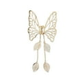 thumbnail image 4 of (4 pack) Scunci Butterfly Claw Clip with Leaf Chain Tassels, Gold, 4 of 10