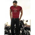 thumbnail image 2 of Vintage Motorcycle Poster T-Shirt Men -Image by Shutterstock, Male Small, 2 of 4