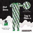thumbnail image 4 of Conjunto de pijama Minecraft para niños, 4 piezas, 100% algodón, ajuste ceñido, 10 años, 4 of 7