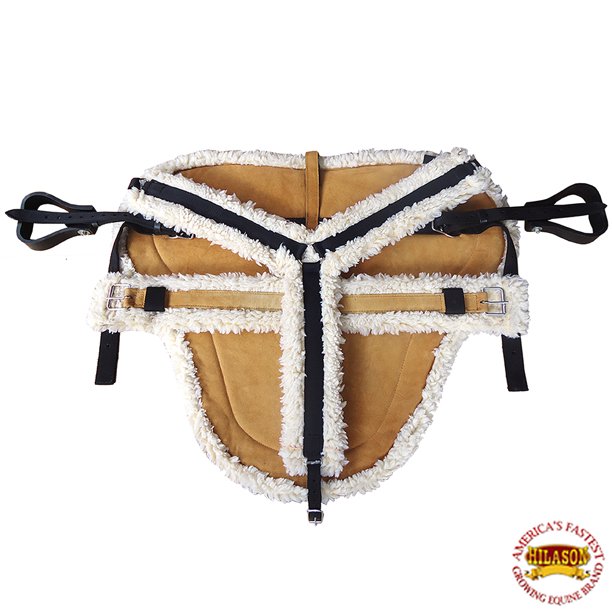 Hilason Western Draft Size Bareback Pad, Breast Collar & Girth