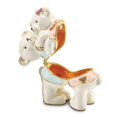 thumbnail image 2 of Bejewel Pewter Multi Color Finish TEDDY and TOOTSIE Bears Trinket Box, 2 of 5
