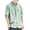 Mint Green, variant on YYDGH Men's Long Sleeve Button Down Shirts Fall Lapel Solid Color Work Shirts Jackets Casual Lightweight Tops with Pockets Coffee XXL