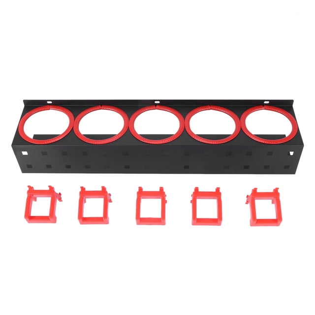 3X Spray Bottle Storage Rack Abrasive Material Hanging Rail Car Beauty Shop Accessory Display